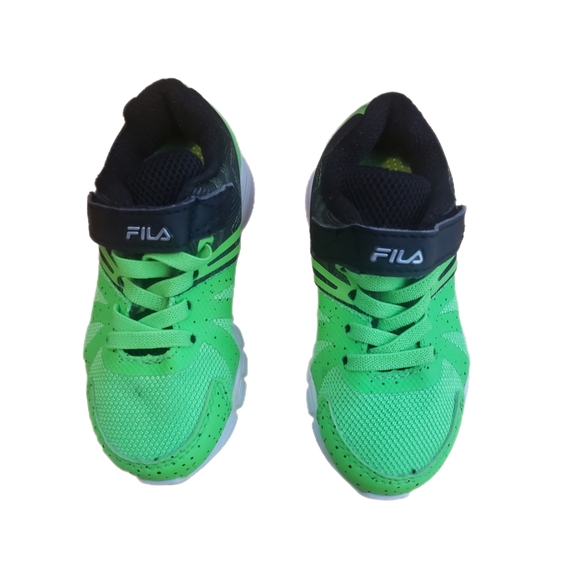 Fila Kids Green Sneakers for boy Size:7 - Picture 1 of 3